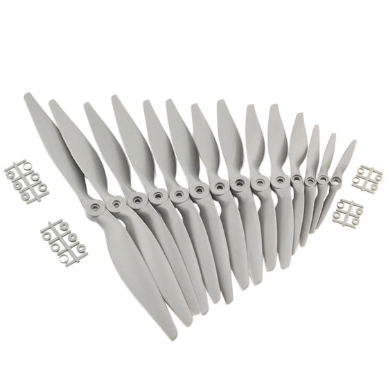 Gemfan Genuine Propellers for Airplanes Models 6x4 7x5 8x4 8x6 9x6 10x7 12x6 Plastic Motor Power Bag Packaging